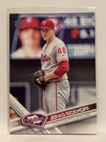 #12 Jerad Eickhoff Philadelphia Phillies 2017 Topps Series One Baseball Card