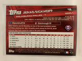 #12 Jerad Eickhoff Philadelphia Phillies 2017 Topps Series One Baseball Card
