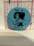 Love is keeping in time to his tango Button Pinback