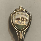 North Dakota Bison Buffalo Collectable Souvenir Spoon CY