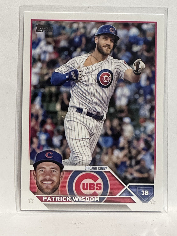 #120 Patrick Wisdom Chicago Cubs 2023 Topps Series One Baseball Card