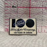 Ford Motor Company 100 Years in Canada  Lapel Pin