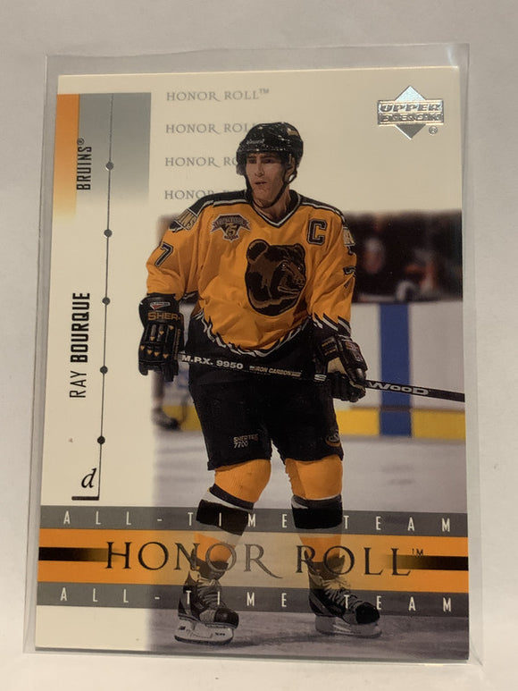 #35 Ray Bourque Honor Roll Boston Bruins 2001-02 Upper Deck Hockey Card  NHL