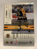 #56 Joe Thornton Honor Roll Boston Bruins 2001-02 Upper Deck Hockey Card  NHL