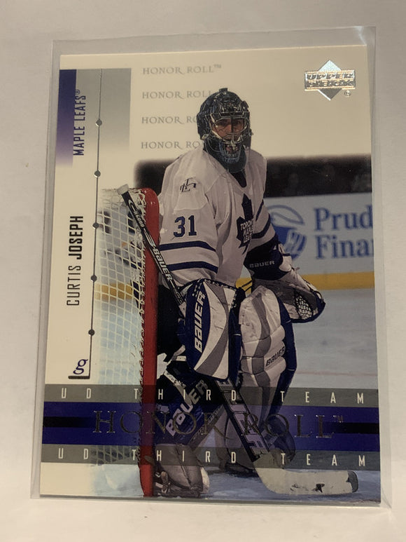 #24 Curtis Joesph Honor Roll Toronto Maple Leafs 2001-02 Upper Deck Hockey Card  NHL