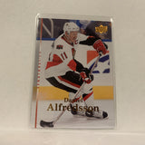 #390 Daniel Alfredsson Ottawa Senators  Series 2 2007-08 Upper Deck Hockey  Card A1L
