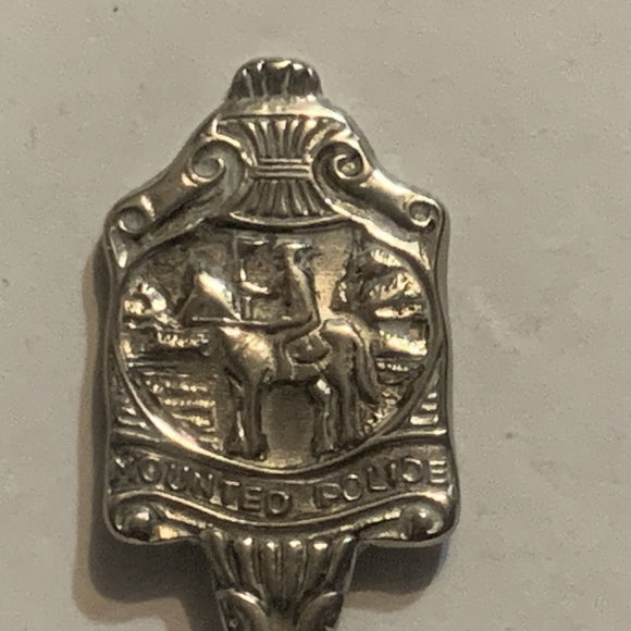 Mounted Police Banff Alberta RCMP Collectable Souvenir Spoon CY