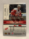 #16 Nicklas Lidstrom Honor Roll Detroit Red Wings 2001-02 Upper Deck Hockey Card  NHL