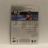 #24 Huston Street Oakland Athletics 2008 Upper Deck Series 1 Baseball Card HP