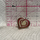 Heeart Swirls   Lapel Pin