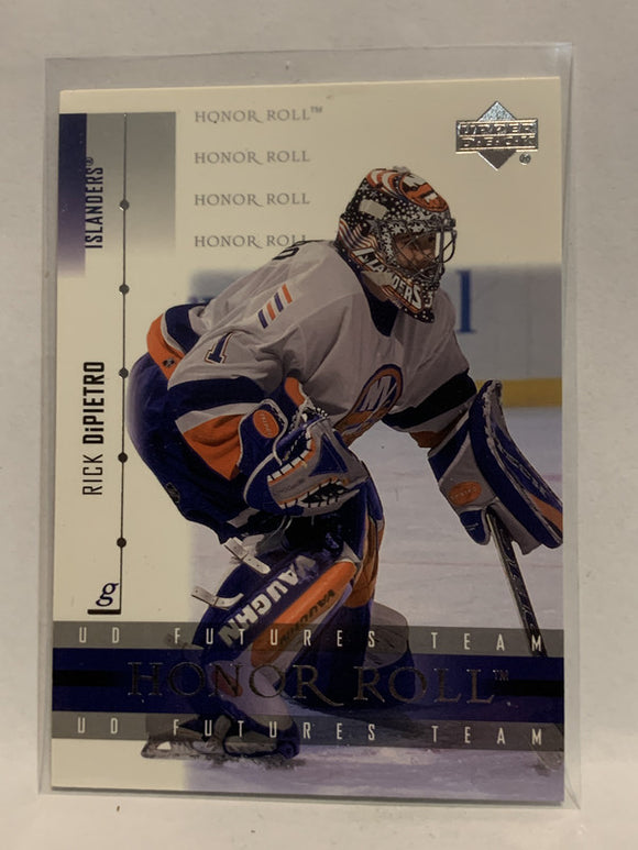 #30 Rick Dipietro Honor Roll New York Islanders 2001-02 Upper Deck Hockey Card  NHL