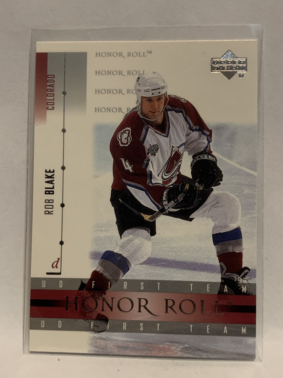 #41 Rob Blake Honor Roll Colorado Avalanche 2001-02 Upper Deck Hockey Card  NHL