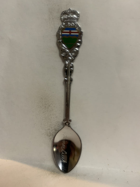 Hines Creek Alberta Crest Emblem Souvenir Spoon