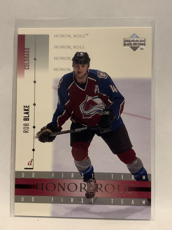 #11 Rob Blake Honor Roll Colorado Avalanche 2001-02 Upper Deck Hockey Card  NHL