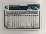 #276 David MacKinnon Rookie Oakland Athletics 2023 Topps Series One Baseball Card