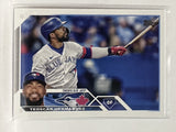 #186 Teoscar Hernandez Toronto Blue Jays 2023 Topps Series One Baseball Card