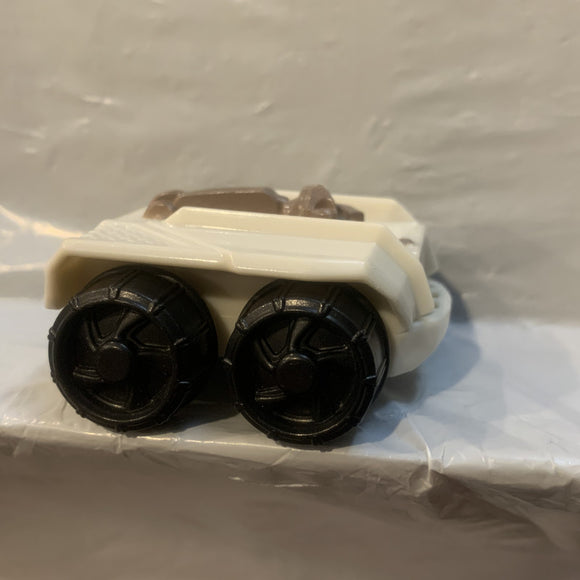 White Racer Mcdonalds Hot Wheels Loose Diecast Car 1/64 HA