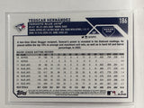 #186 Teoscar Hernandez Toronto Blue Jays 2023 Topps Series One Baseball Card