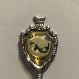 Newport Oregon Fish Shovel Collectable Souvenir Spoon CZ
