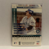 #141 Edgar Martinez Seattle Mariners 2002 Donruss Leaf Baseball Card HQ