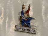 Albertville 92 Mascot Olympics Lapel Hat Pin CI