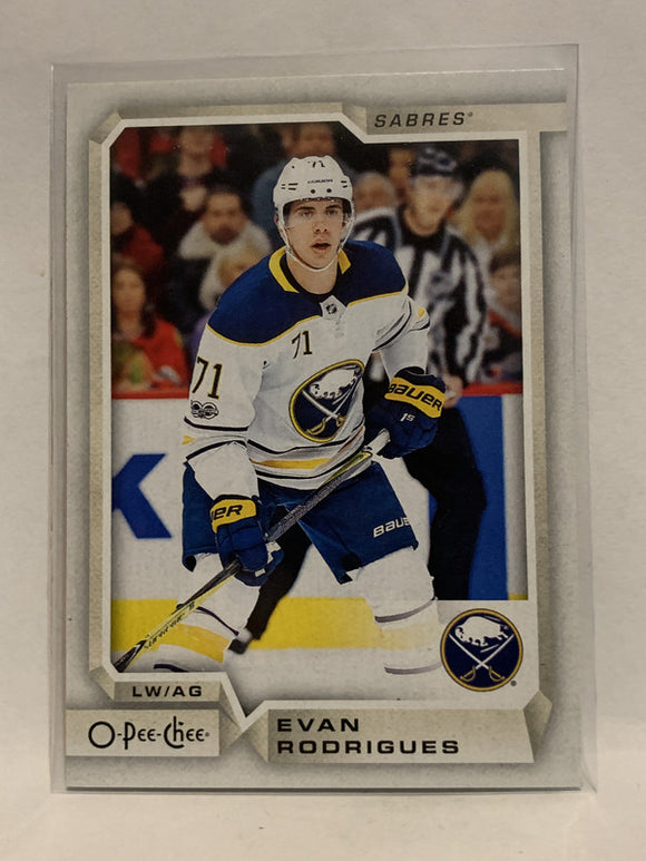 #293 Evan Rodrigues Buffalo Sabres 2018-19 O-Pee-Chee Hockey Card  NHL