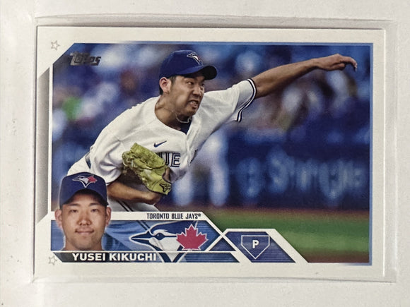 #270 Yusei Kikuchi Toronto Blue Jays 2023 Topps Series One Baseball Card