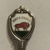 North Dakota Peace Garden State Collectable Souvenir Spoon CZ