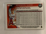 #527 Brandon Wood Los Angeles Angels 2010 Topps Baseball Card