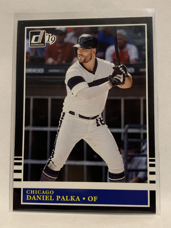 #213 Daniel Palka Retro Chicago White Sox 2019 Donruss Baseball Card MLB