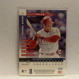 #133 Scott Rolen Philadelphia Phillies 2002 Donruss Leaf Baseball Card HQ
