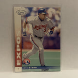 #85 Jose Vidro Montreal Expos 2002 Donruss Leaf Baseball Card HQ