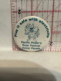 Pacific Power's Rose Festival Junior Parade Bee Mascot Button Pinback