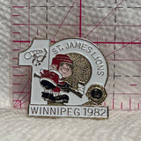 St James Lions Club Winnipeg 1982  Lapel Pin