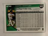 #632 Daric Barton Oakland Athletics 2010 Topps Baseball Card
