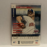 #84 Eric Milton Minnesota Twins 2002 Donruss Leaf Baseball Card HQ