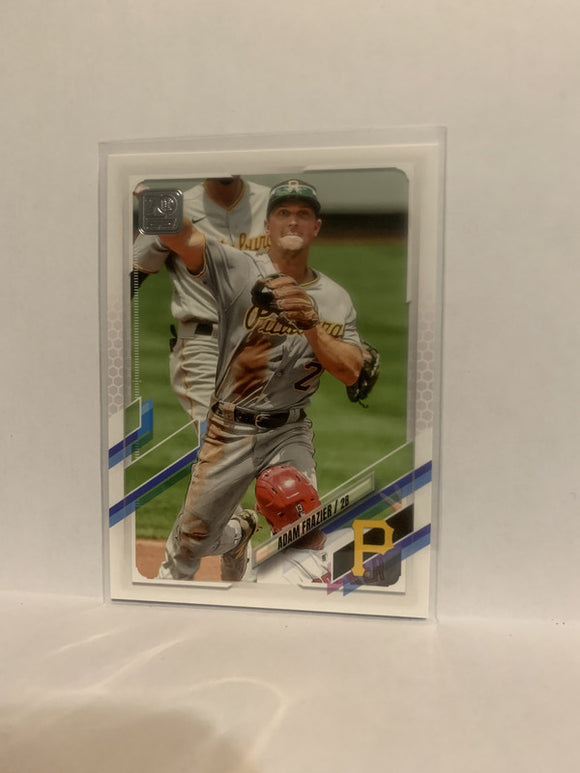 #216  Adam Frazier  Pittsburgh Pirates 2021 Topps Series One Baseball Card