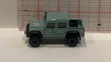 Blue '15 Land Rover Defender Double Cab FJV45 Hot Wheels Toy Diecast Car