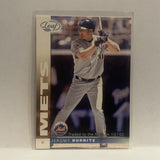 #81 Jermony Burnitz New York Mets 2002 Donruss Leaf Baseball Card HQ