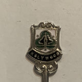 Holy Wood Crest Emblem Collectable Souvenir Spoon CZ