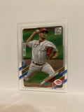 #137 Trevor Bauer League Leaders Cincinnati Reds 2021 Topps Series One Baseball Card