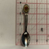 Cross Stitch Rose Flower Canada Collectable Souvenir Spoon CZ
