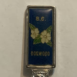 BC Dogwood Flower Collectable Souvenir Spoon CZ