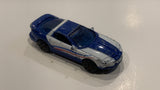 Blue White 1999 Pontiac Firebird Unbranded Toy Diecast Car