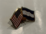 USA Honduras Friendship Flags Lapel Hat Pin CI