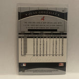 #37 Juan Gonzalez Cleveland Indians 2001 Donruss Classics Baseball Card HR