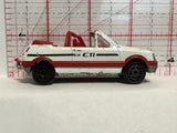 White CTI Peugeot 205 1/53  Majorette Diecast Car