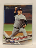 #202 Masahiro Tanaka League Leaders New York Yankees 2017 Topps Series One Baseball Card
