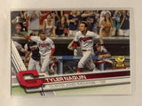 #203 Tyler Naquin All Star Rookie Cleveland Indians 2017 Topps Series One Baseball Card