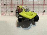 Yellow Turbo Flame 1995 Hot Wheels Diecast Car